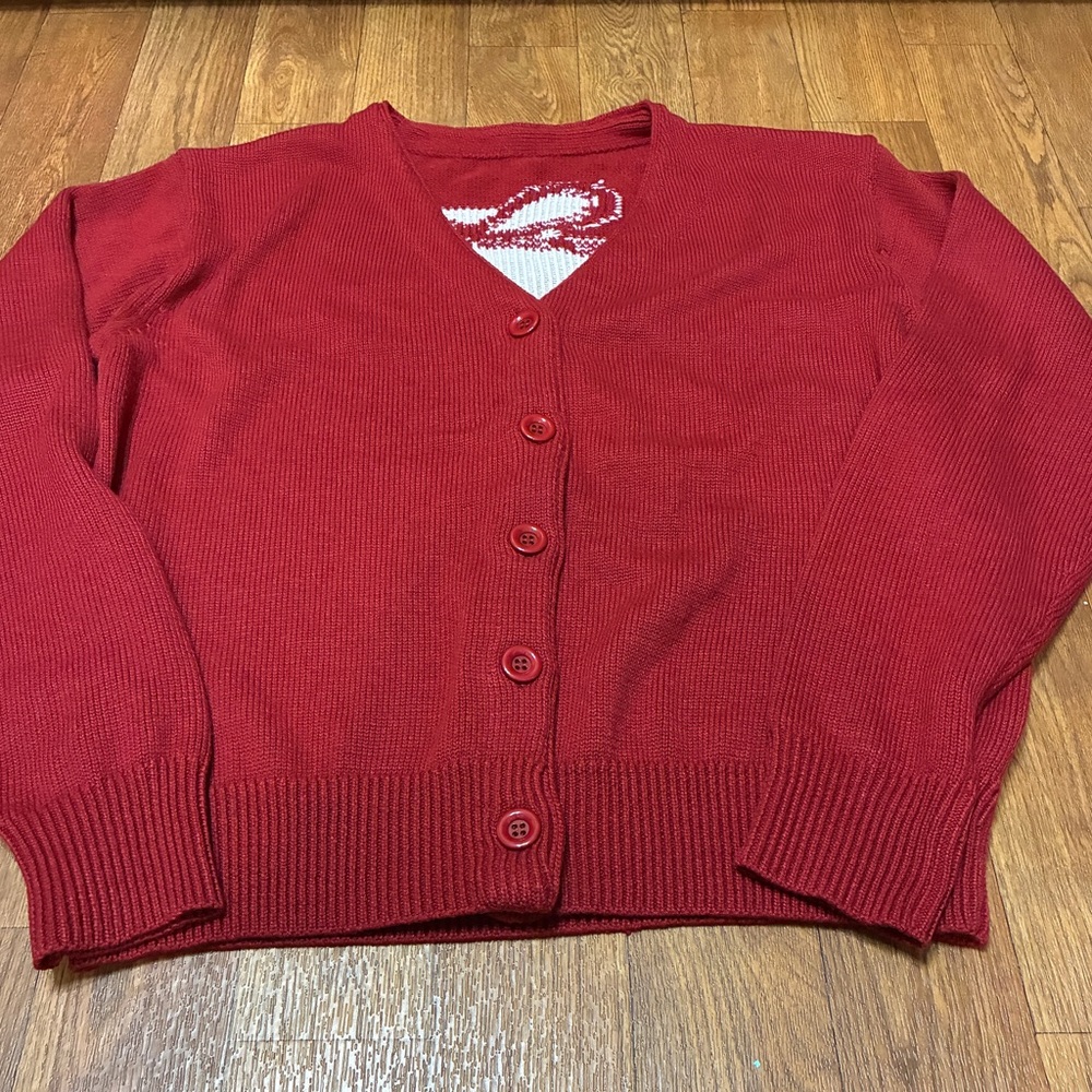 Classic Red Women's Sweater Size Large